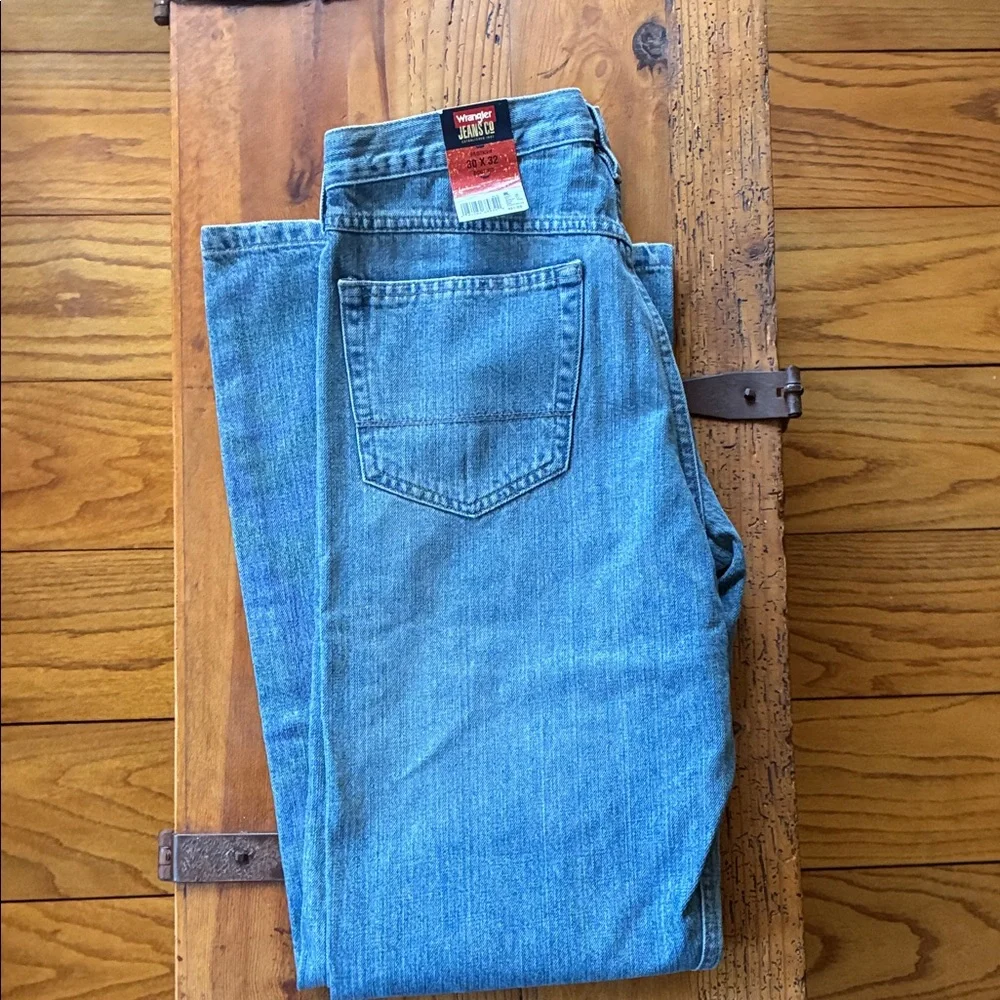 Wrangler Men's Light Blue Bootcut Jeans New 30 X 32 - Picture 3 of 4